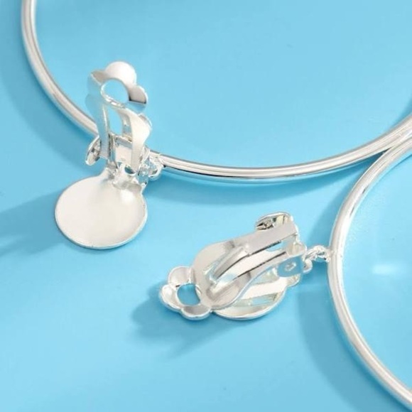 Hoop Clip On Earrings 
(New) - Picture 6 of 8